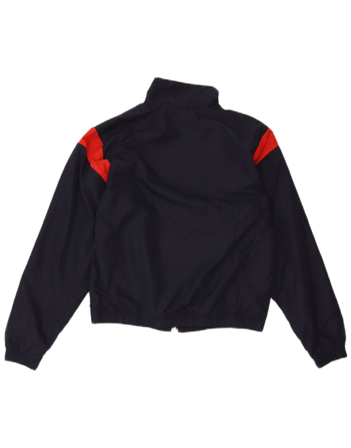 Женская спортивная куртка Fila UK 10, маленькая, темно-синяя, с цветными блоками