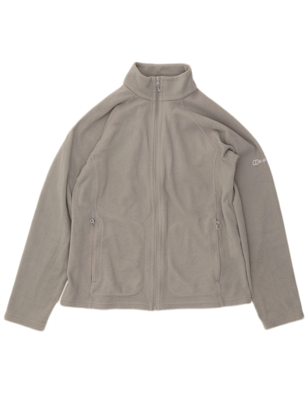BERGHAUS Женская флисовая куртка UK 16, большая серая, полиэстер