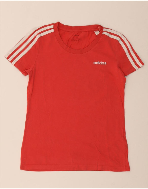 Женская футболка Adidas Top UK 8/10, маленький красный хлопок