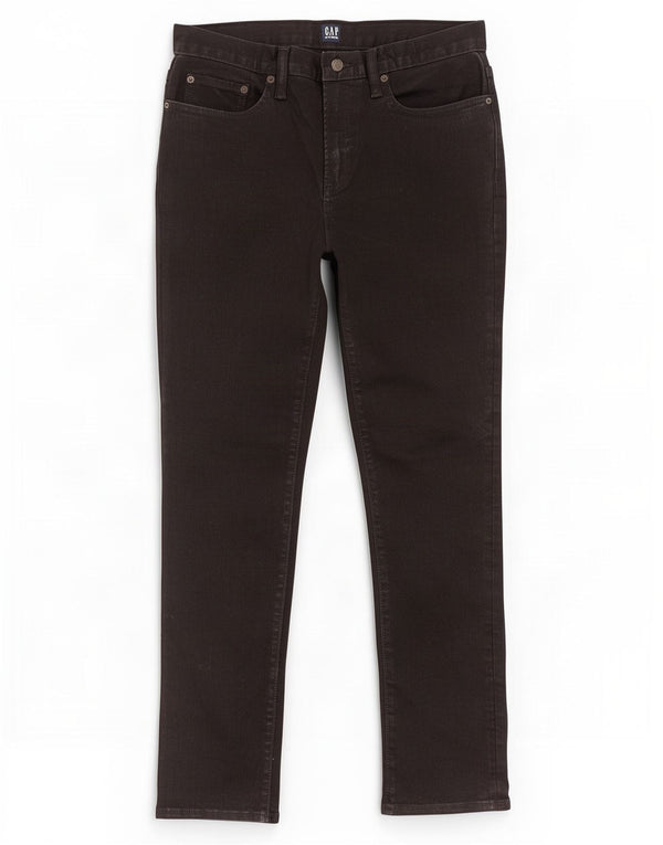 Мужские узкие джинсы Gap W30 L30, черный хлопок