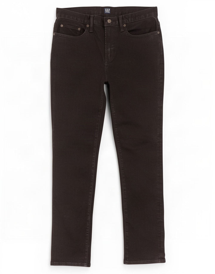 Мужские узкие джинсы Gap W30 L30, черный хлопок