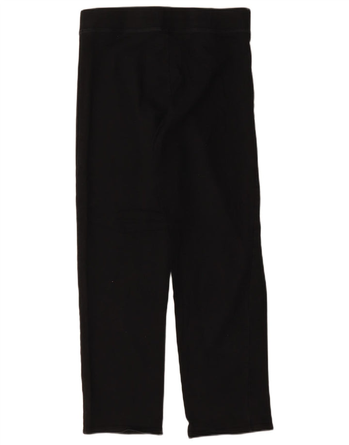 Женские леггинсы Marks & Spencer UK 10, маленькие, черные, хлопковые