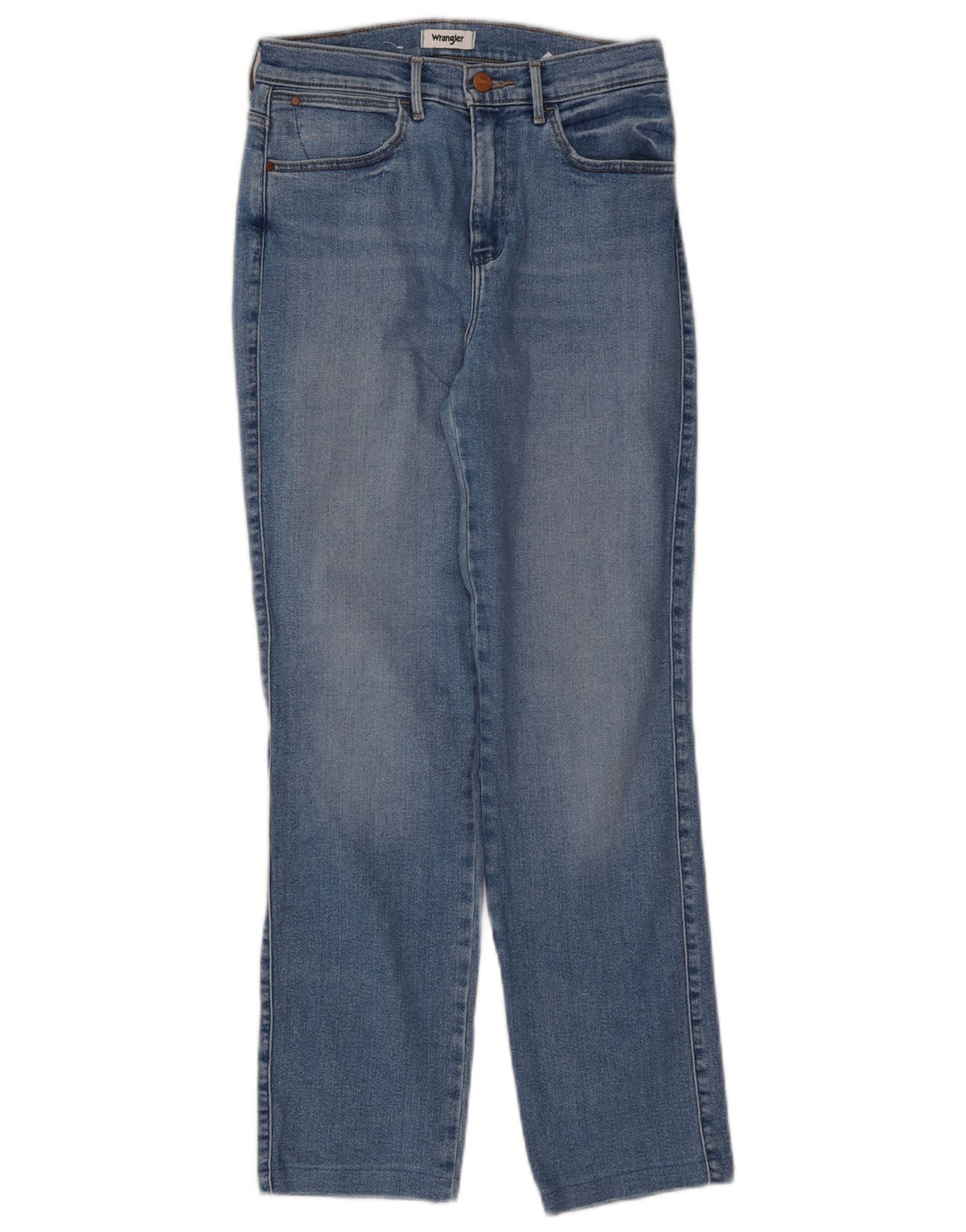 Женские прямые джинсы Wrangler W28 L28 синие, хлопок