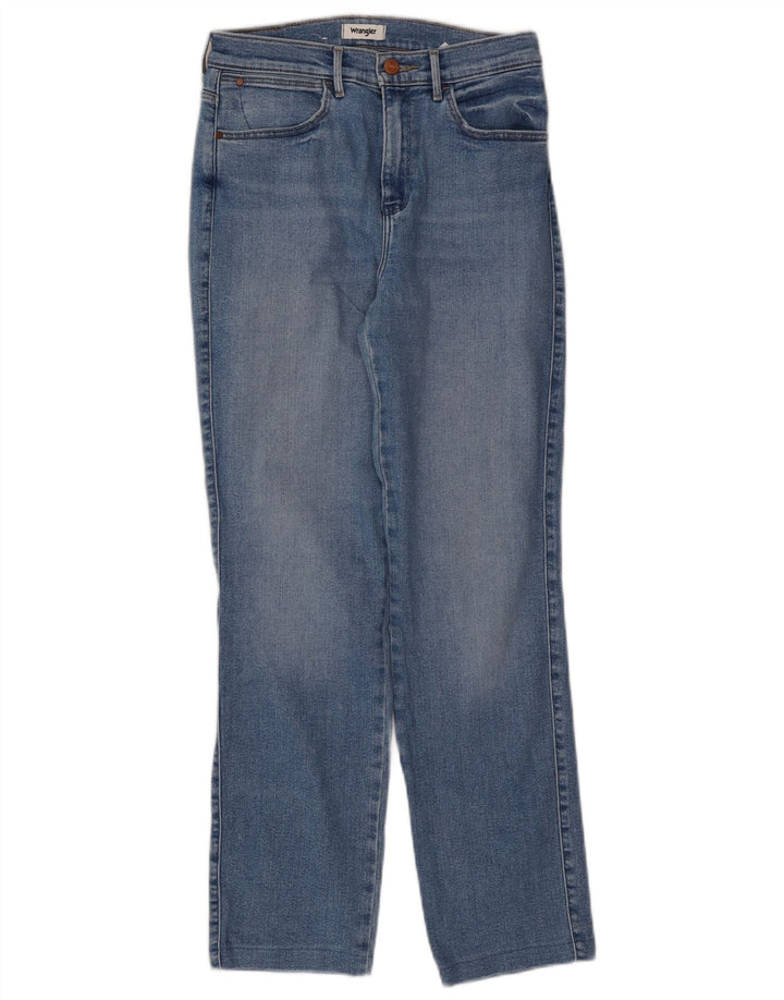 Женские прямые джинсы Wrangler W28 L28 синие, хлопок