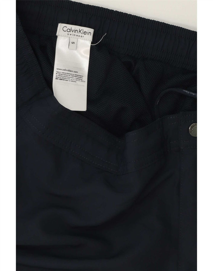 Мужские шорты для плавания Calvin Klein, маленькие, темно-синие, полиэстер