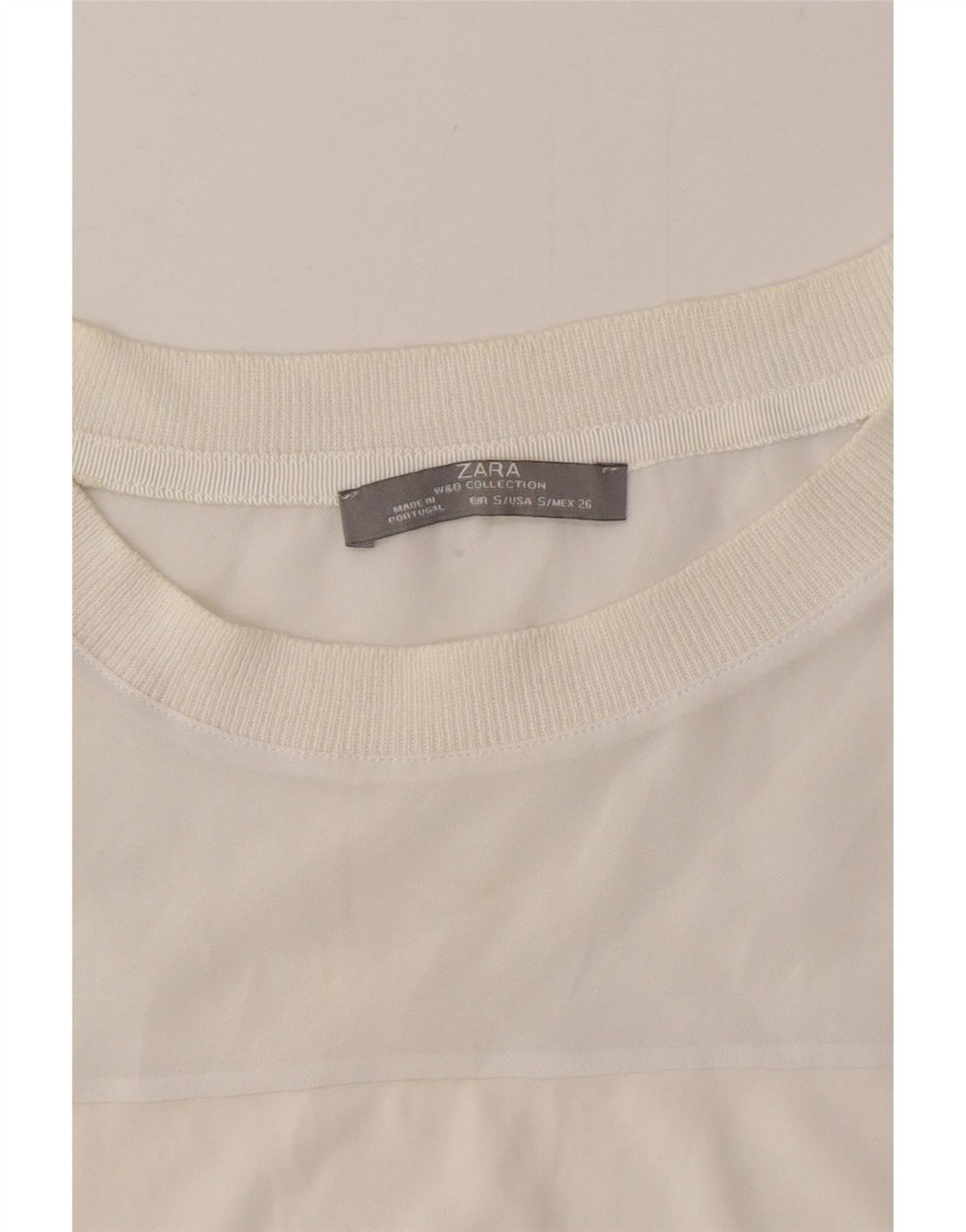 Женский свитер Zara UK 10, маленький белый