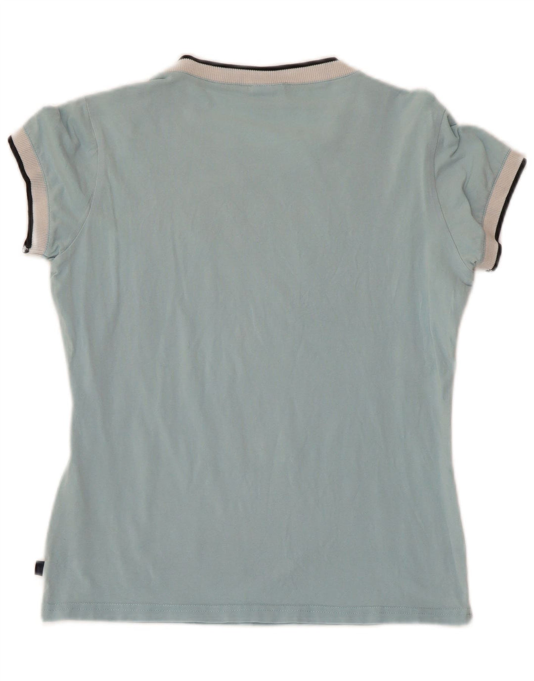 Женская футболка с рисунком ASICS Top UK 12, средний синий хлопок