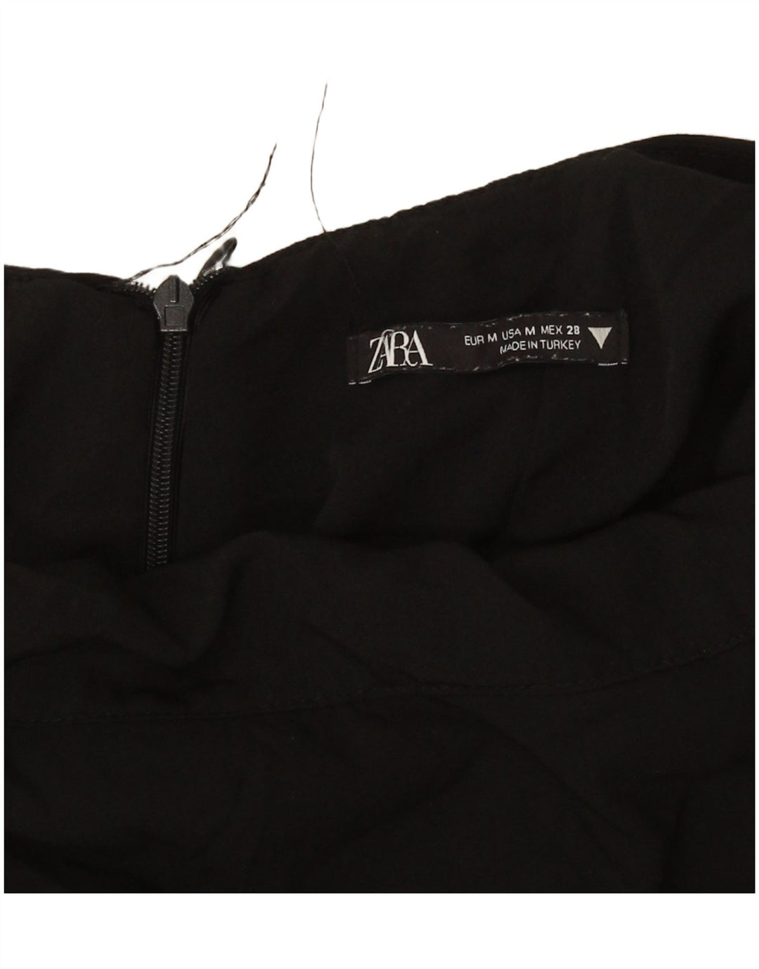 Женское мини-платье с открытыми плечами Zara UK 14, средний черный