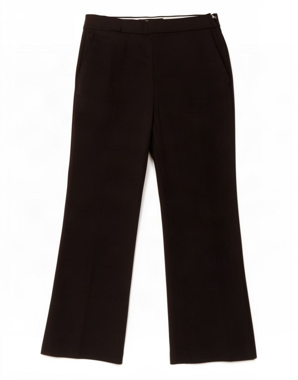 Женские повседневные брюки Zara Bootcut EU 36 XS W26 L25, черный хлопок
