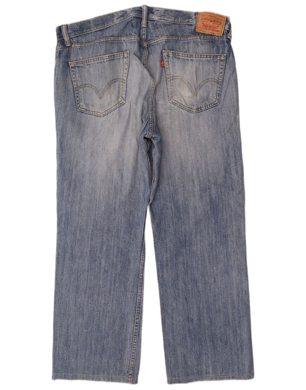 Мужские прямые джинсы свободного кроя Levi's 550 W36 L30, синий хлопок