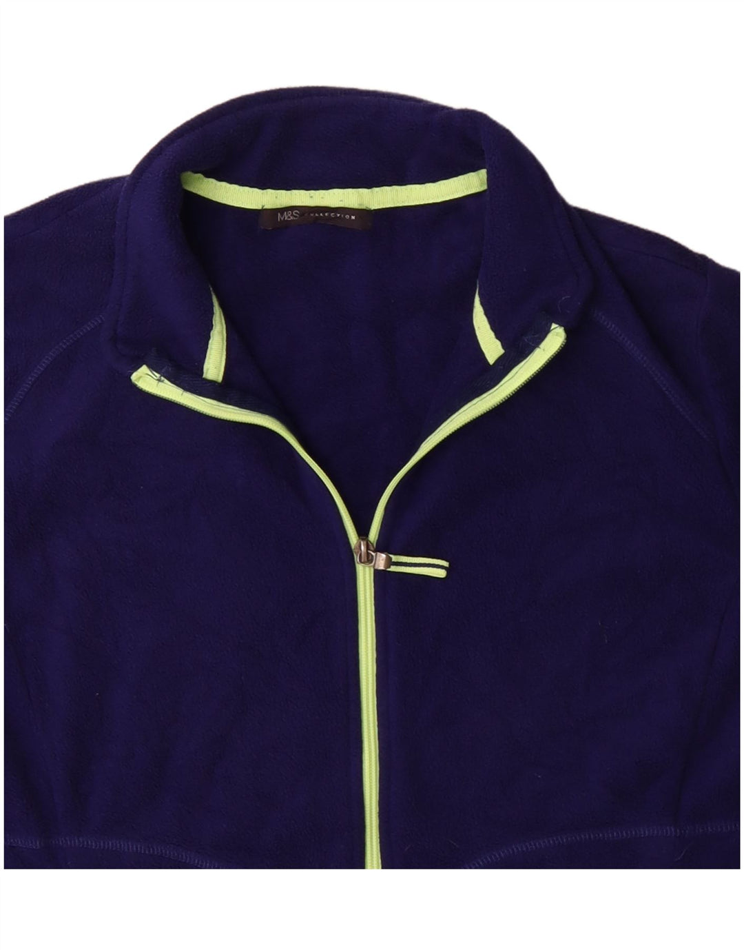 Женская флисовая куртка Marks & Spencer UK 20 2XL Фиолетовый полиэстер
