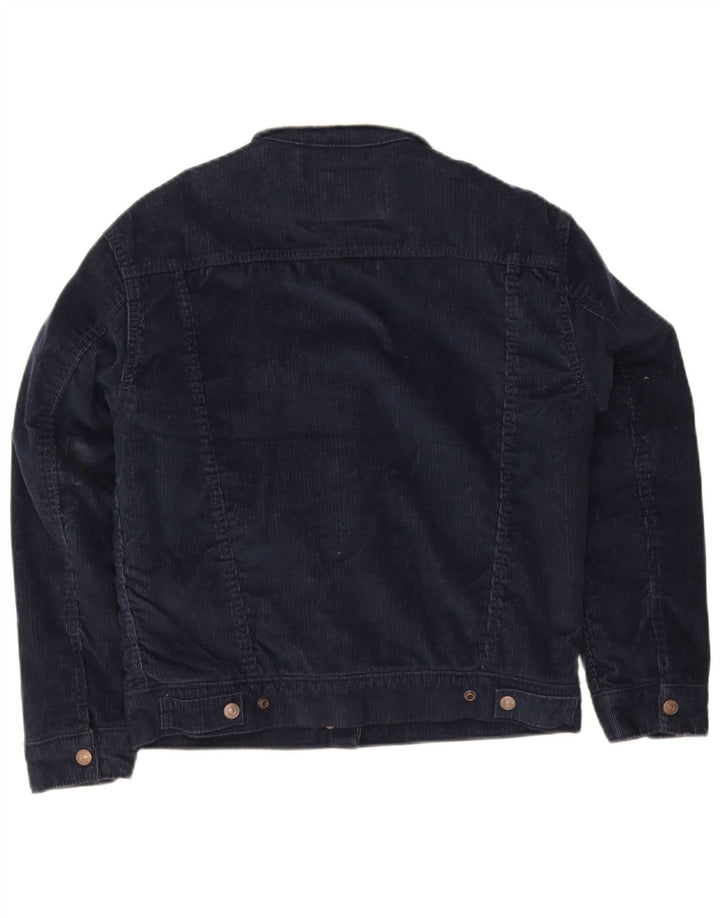 Женская вельветовая куртка Levi's из шерпа UK 6 XS Темно-синий полиэстер