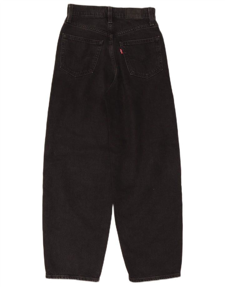 Женские свободные джинсы Levi's W23 L26, черный хлопок