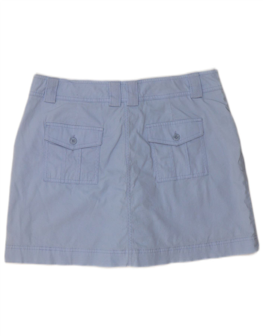 Женская мини-юбка DOCKERS US 6, средний размер W34, синяя, хлопок