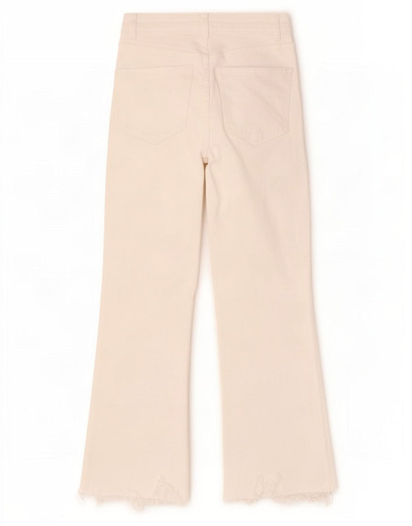 Женские укороченные джинсы Zara EU 36 XS W26 L26 белые