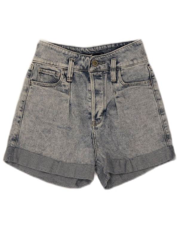 Женские джинсовые шорты с высокой талией Hollister США 00 2XS W23 Синие