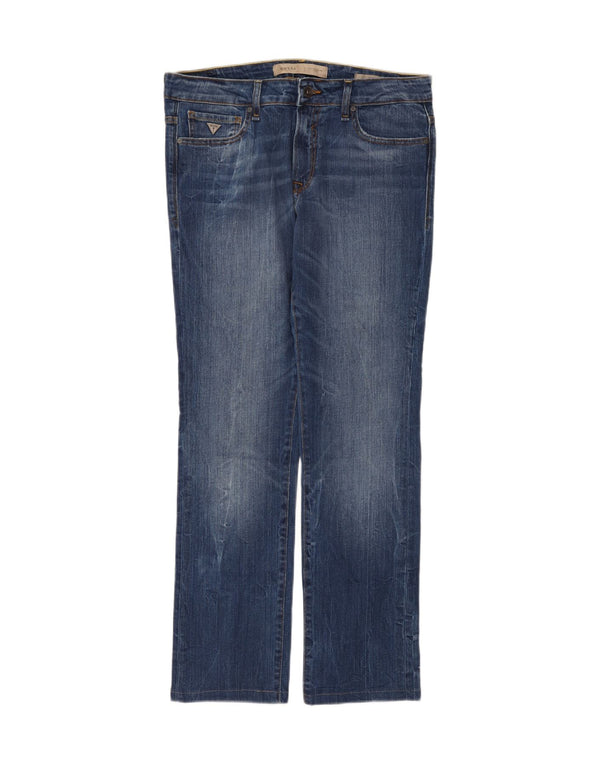 Мужские прямые джинсы Guess W34 L32 синие, хлопок