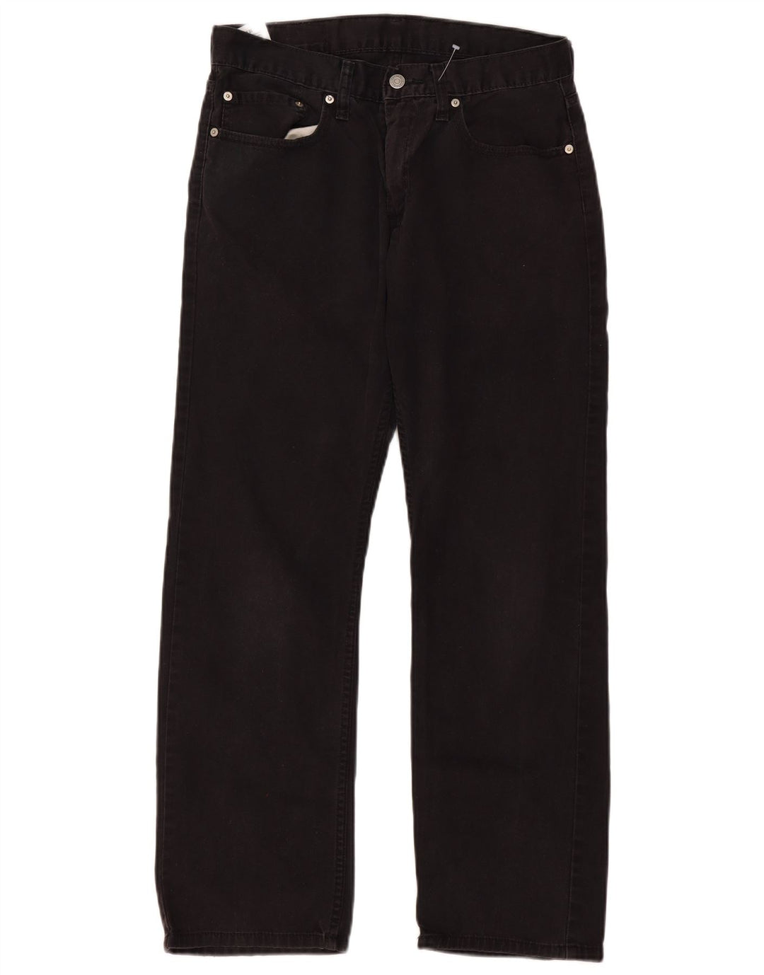 Мужские прямые джинсы LEVI'S 514 W32 L30, черный хлопок