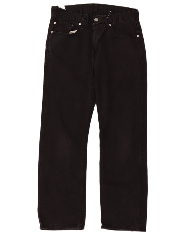 Мужские прямые джинсы LEVI'S 514 W32 L30, черный хлопок