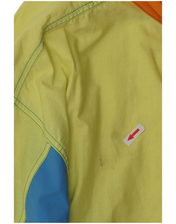 Винтажная мужская куртка в стиле милитари UK 40, большая разноцветная с цветными блоками