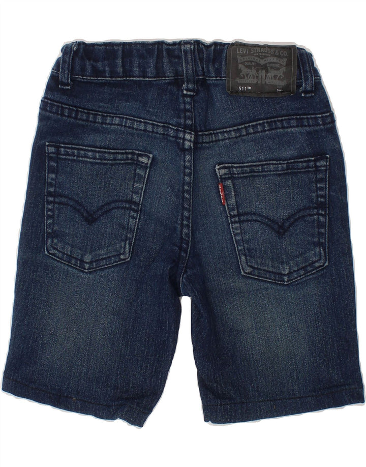 LEVI'S Boys 511 Slim Denim Shirt 4-5 Years W20  Blue Cotton Vintage Levi's and Second-Hand Levi's from Messina Hembry 