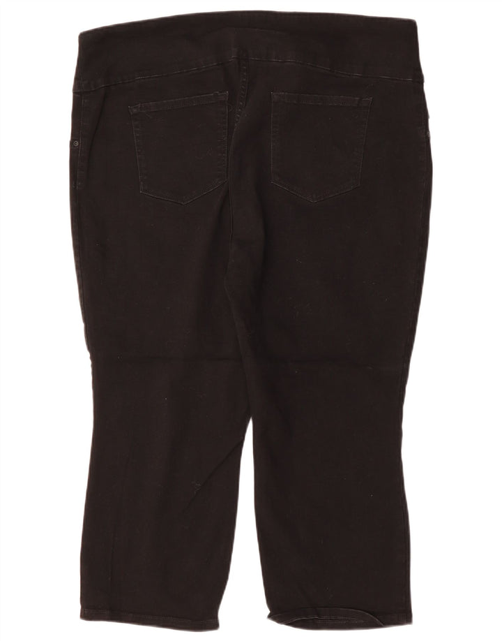 Женские капри со средней посадкой LEE, США 20, 3XL, W40, L22, черные