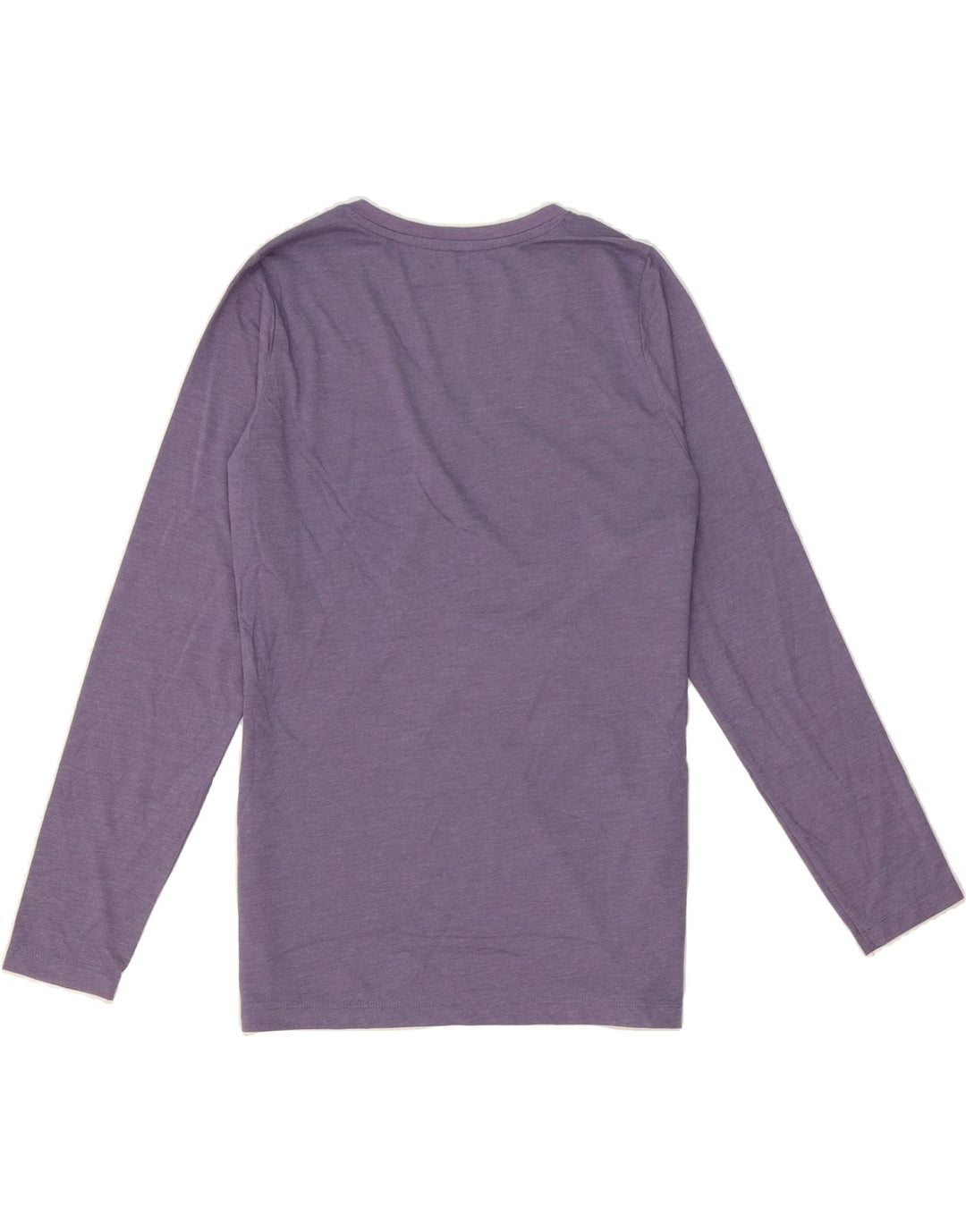 EDDIE BAUER Womens Top Long Sleeve UK 10 Small Purple Cotton Vintage Eddie Bauer and Second-Hand Eddie Bauer from Messina Hembry 
