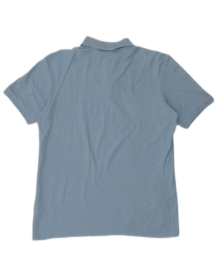 Мужская рубашка-поло FILA, большая синяя, хлопок