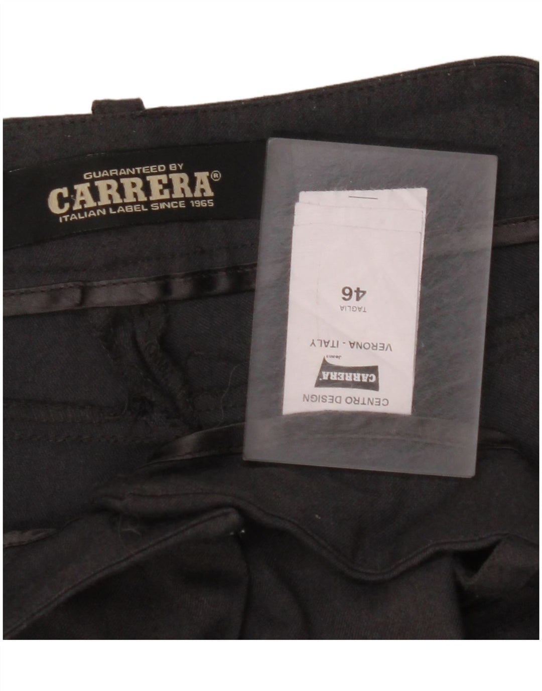 CARRERA Женские узкие повседневные брюки IT 46 Большие W32 L29 Серый полиэстер