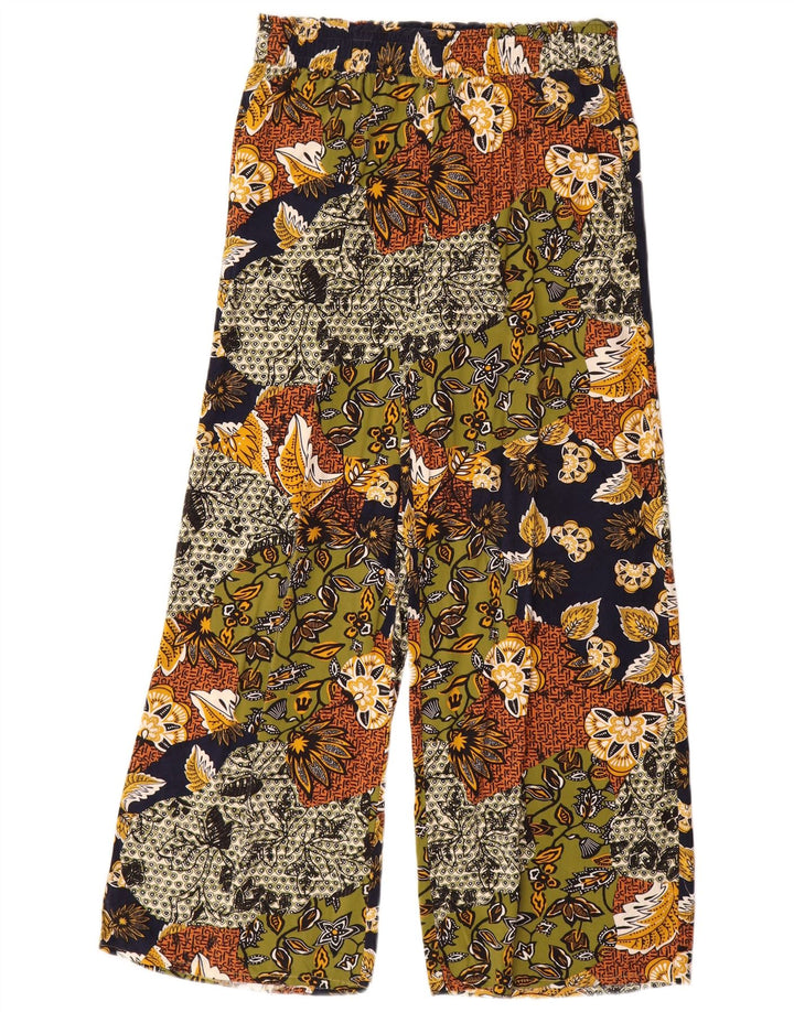 Брюки женские Esprit UK 12 Medium W30 L30 Разноцветная вискоза с цветочным принтом