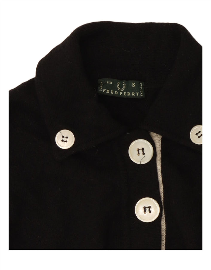 Рубашка поло женская FRED PERRY UK 10, маленькая, черная