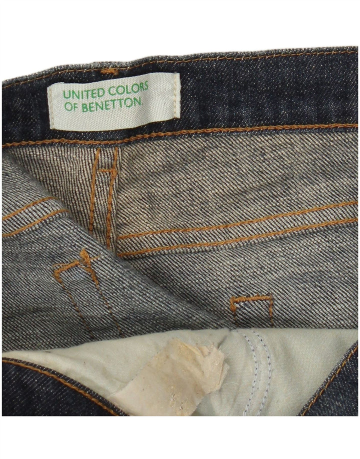 Джинсы женские укороченные Benetton W32 L25 синие