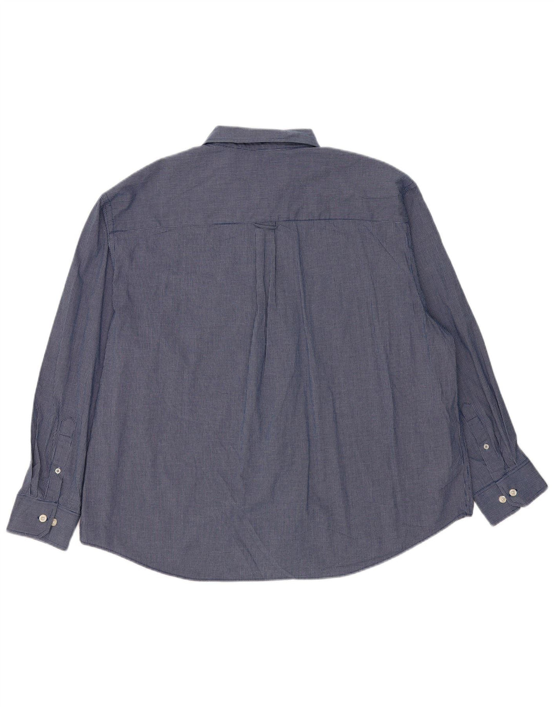 Мужская рубашка свободного кроя Izod 2XL, синяя клетка в клетку, классическая хлопковая ткань