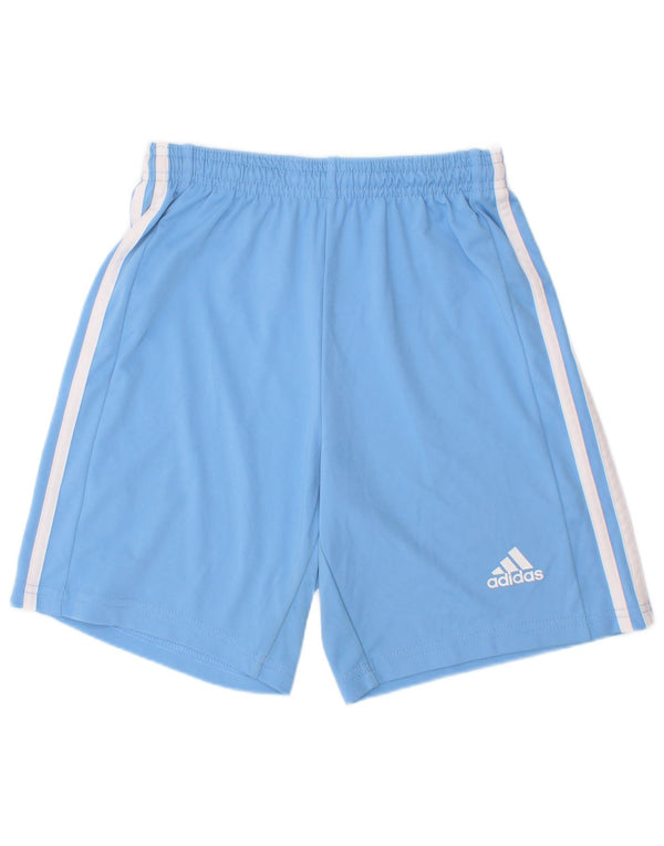 Спортивные шорты Adidas Aeroready для мальчиков 11-12 лет, синие, полиэстер