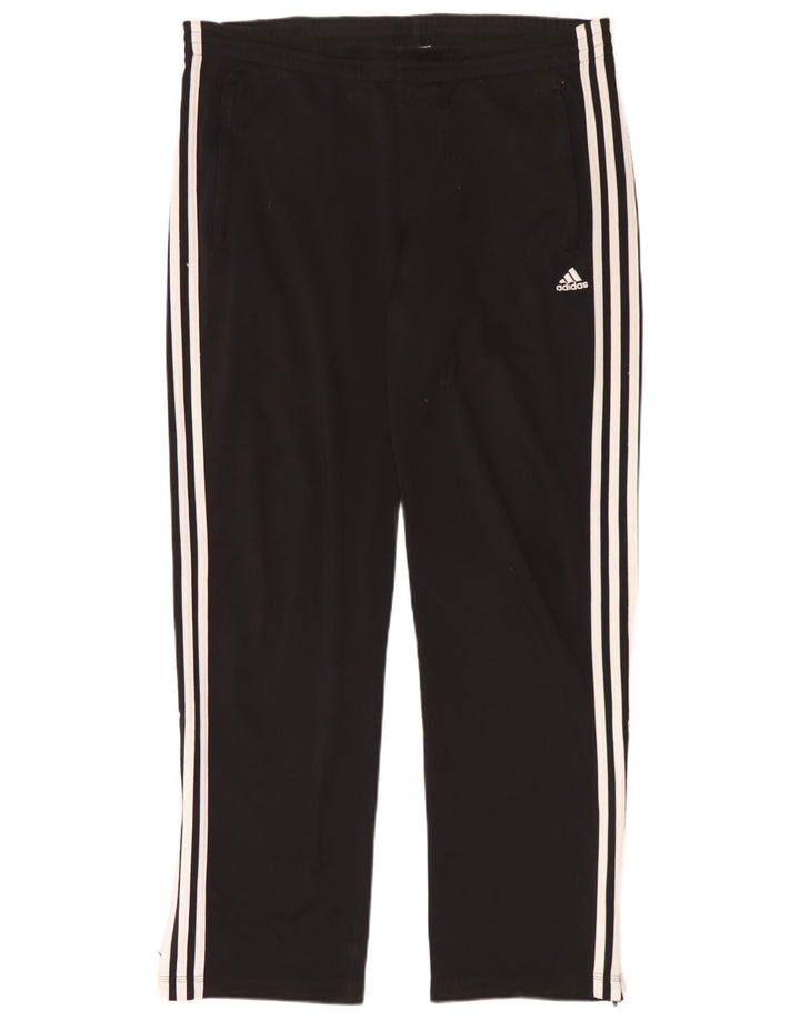 Мужские спортивные брюки Adidas UK 40/42, средний черный полиэстер
