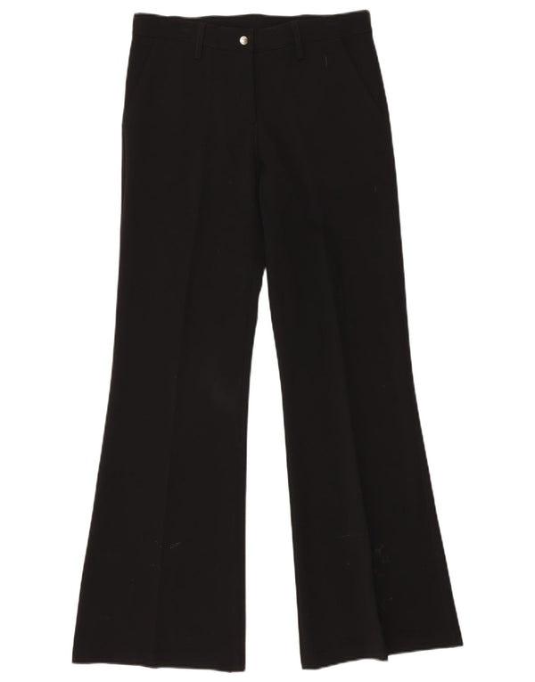 ВИНТАЖНЫЕ женские брюки чинос Bootcut, средний размер W30 L32, черный полиэстер