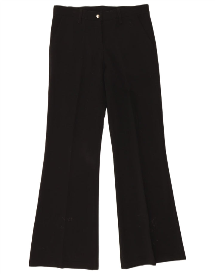 ВИНТАЖНЫЕ женские брюки чинос Bootcut, средний размер W30 L32, черный полиэстер