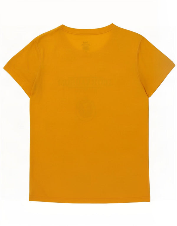 Женская футболка с рисунком Nike Murray State Racers Top UK 14, средний желтый цвет