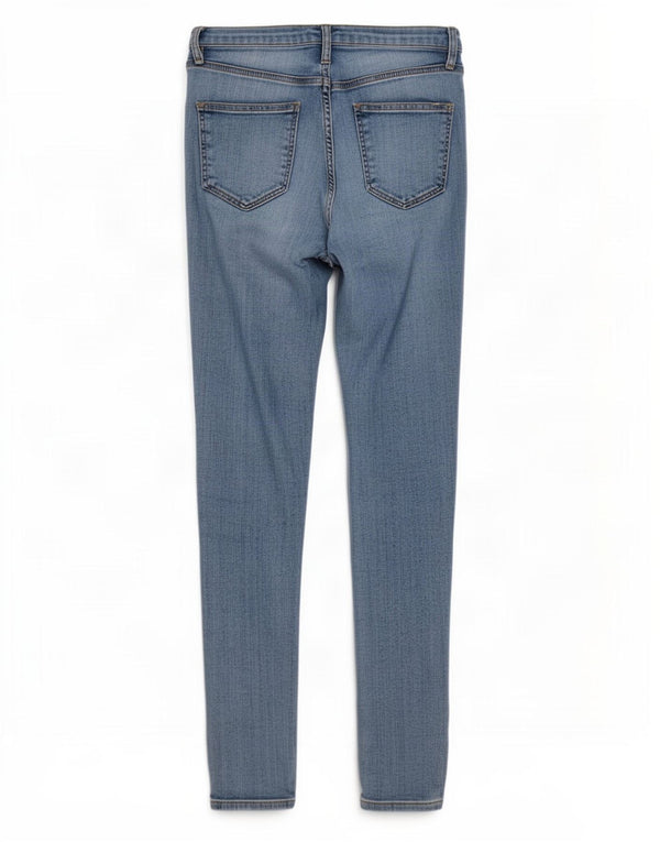 Женские джинсы скинни Massimo Dutti EU 38, маленькие W28 L28, синий хлопок