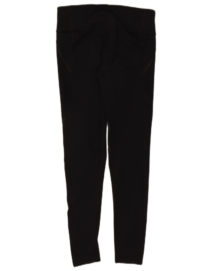 Женские леггинсы Nike Dri Fit UK 14, большие черные полиэстер