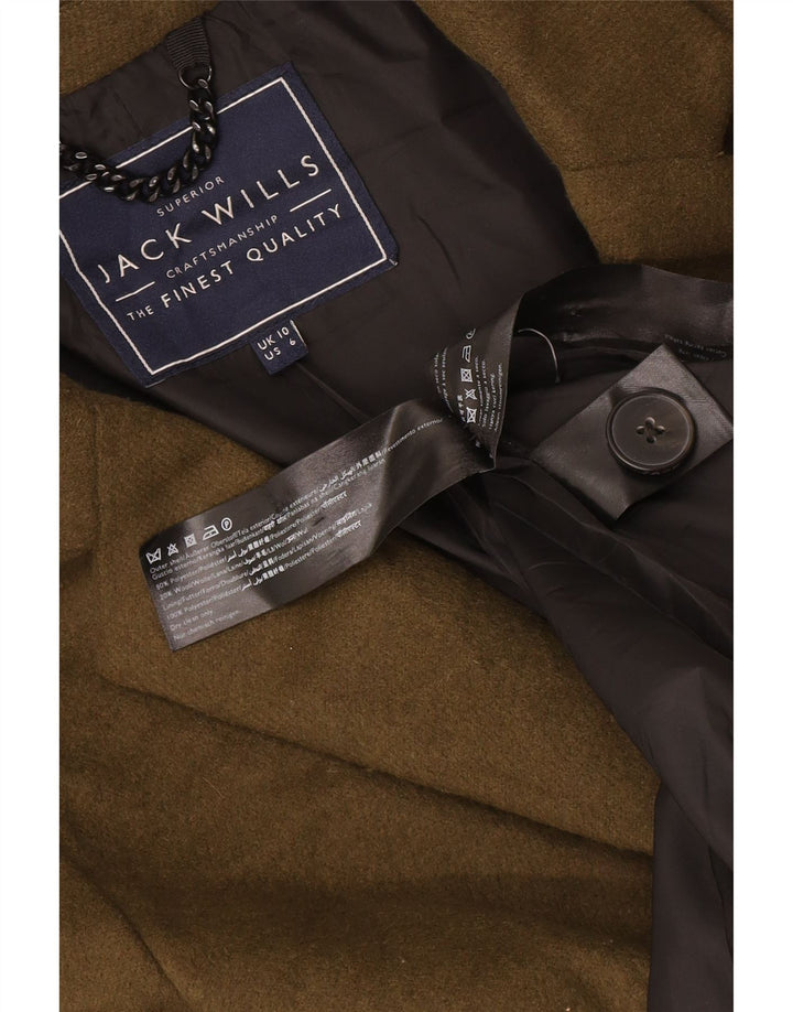 Женское пальто оверсайз Jack Wills UK 10, маленький цвет хаки, полиэстер