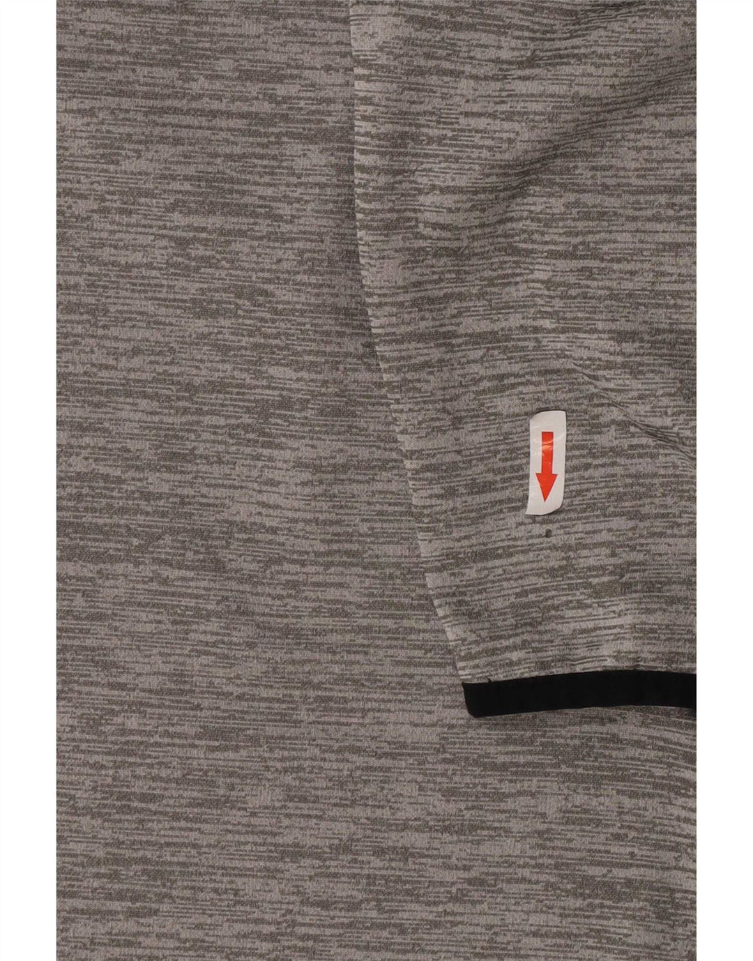 Мужской свитшот с воротником на молнии Under Armour, большой серый полиэстер с крапинками