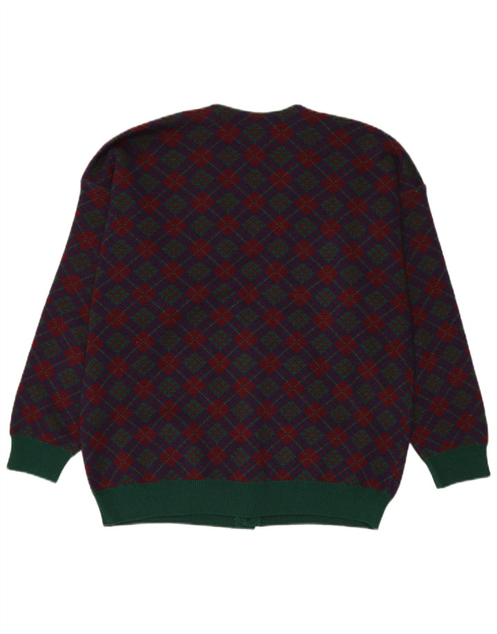 Мужской кардиган Stefanel, средний темно-синий Fair Isle