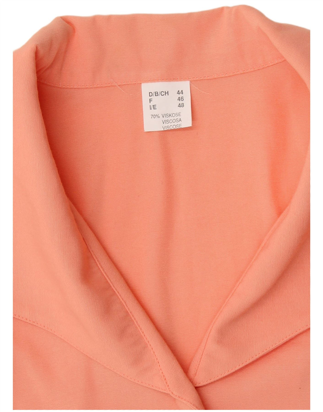 Женская рубашка-блузка VINTAGE IT 48 XL Оранжевая вискоза