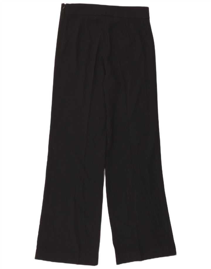 Женские повседневные широкие брюки Zara Medium W30 L33, черные, полиэстер