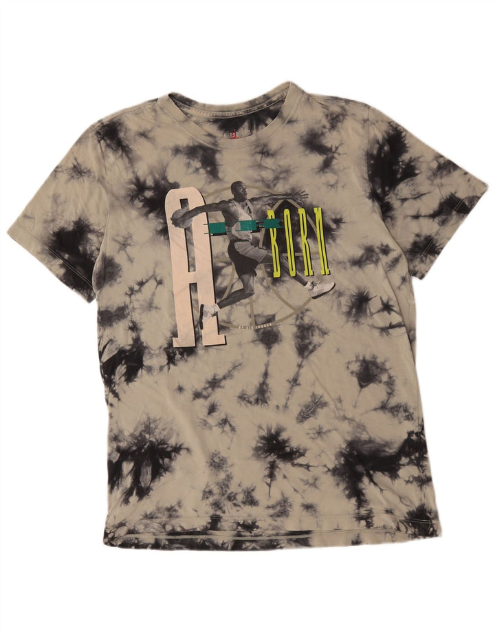 Мужская футболка с рисунком Jordan Top Medium Blue Tie Dye