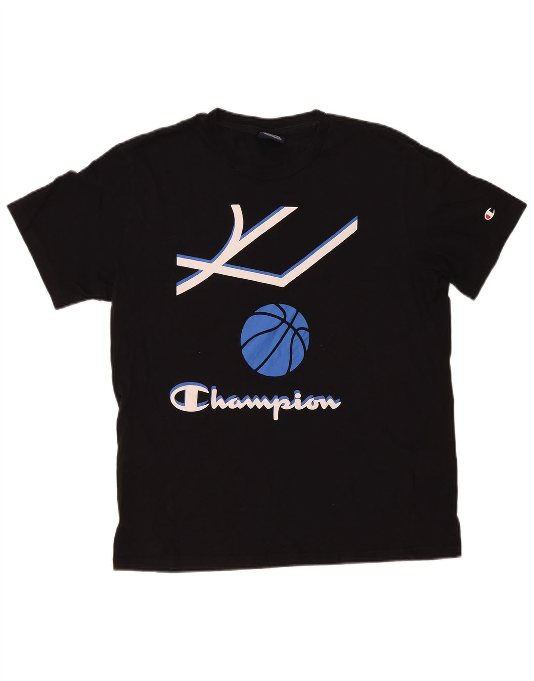 Мужская футболка с рисунком Champion, средний черный