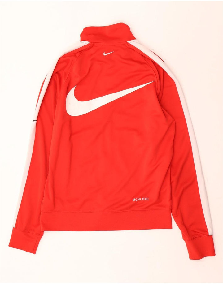 Мужская спортивная куртка с логотипом Nike Swoosh, маленькая красная с цветными блоками