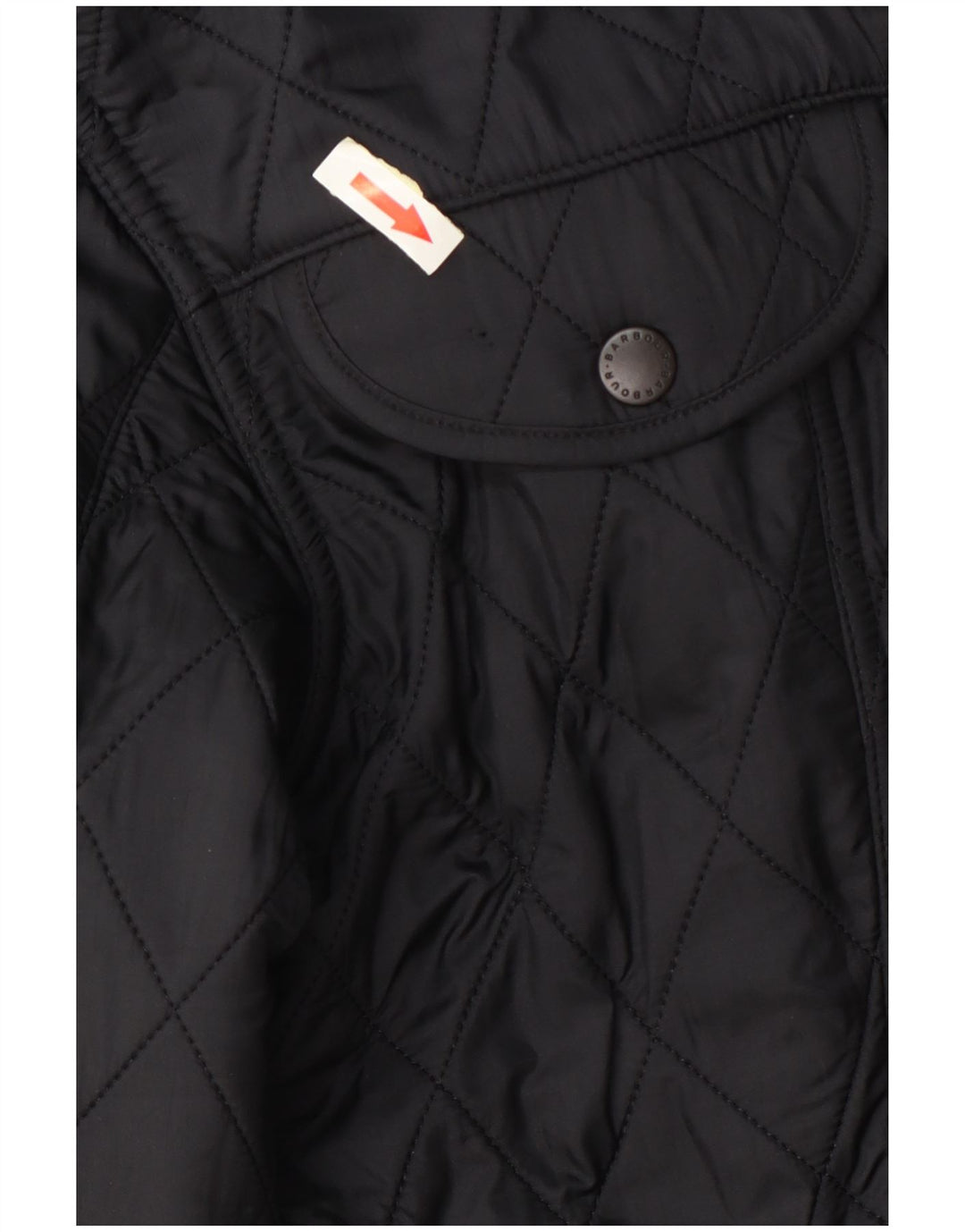 Женская стеганая куртка с капюшоном Barbour UK 12, полиамид среднего серого цвета