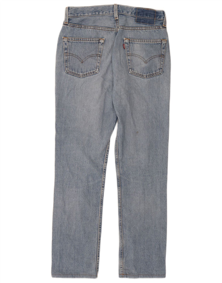 Мужские прямые джинсы Levi's W28 L28 синие, хлопок